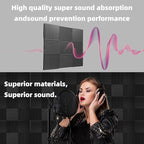 24 Pack Sound Proof Foam Panels |1"×12"×12" Quick-Recovery Soundproof Wall - Image 4