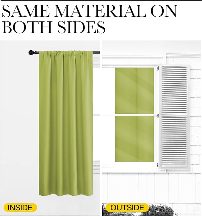 NICETOWN Blackout Curtain Panels - Image 4