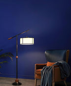 Safiyya Peel and Stick Wallpaper Navy Blue Contact Paper Wall Paper Self - Image 5