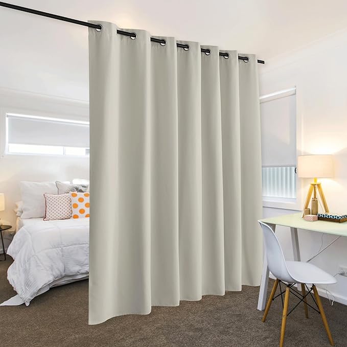 RYB HOME Blackout Curtains Soundproof Energy Saving Insulating Privacy Room - Image 3