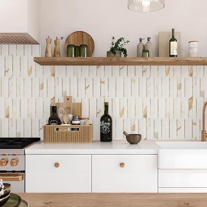 Vamos Tile Peel and Stick Backsplash Seamless Tile, 1-Sheet Stick on Backsplash - Image 4