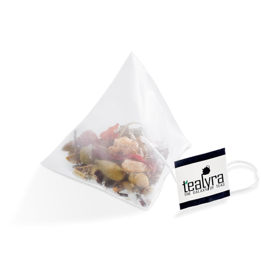 Tealyra - Scandinavian Wild Berry - 25 Bags - Black Currant - Goji Berry - Hibiscus Health Tonic - Loose Leaf Tea - Relaxing - Caffeine-Free - 25 Sachets