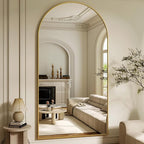 XRAMFY 86"x40" Arched Full Length Mirror Floor Mirrors - Image 3