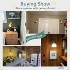 Shenmoyl Plug in Wall Sconce - Image 7