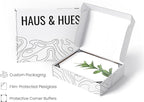 HAUS AND HUES Plant Photo Set of 4-16x20 Framed Walnut - Image 4
