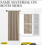 NICETOWN Kitchen Curtains, Short Blackout Drapes, 34 in x 45 in, Thermal - Image 5