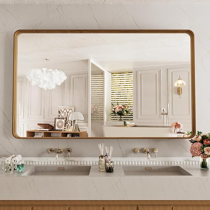 LOAAO 60X28 Inch Bathroom Mirror - Image 8