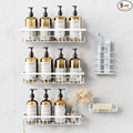 Shower Caddy, 5 Pack Shower Shelves by Deyhoc