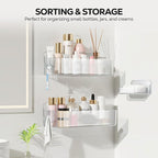 Nieifi Adhesive Wall Shelf, Shower Shelves, Shower Organizer - Image 9