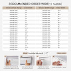 Grandekor No Drill No Tools Cordless Cellular Shades, 33.5" W x 64" H, UV - Image 3