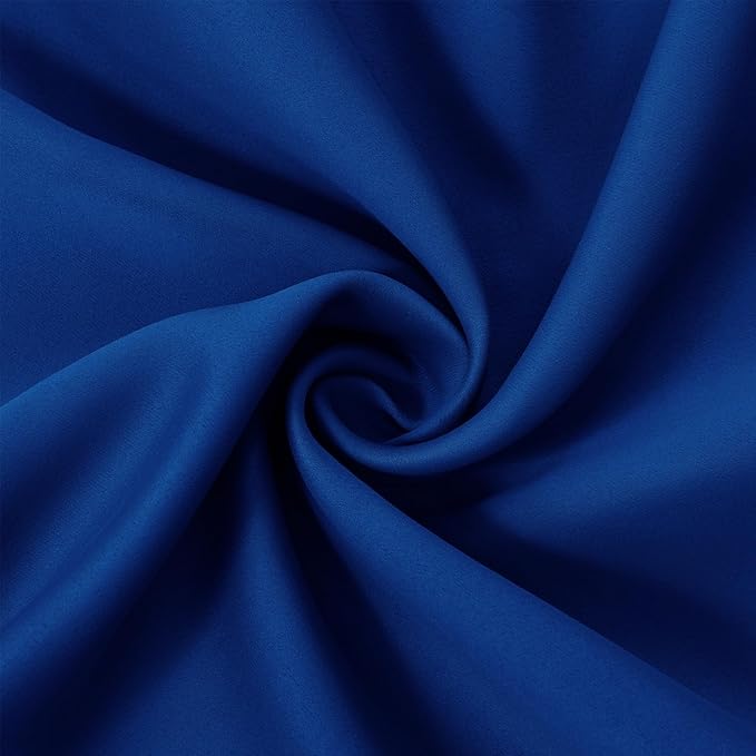 LEMOMO Blackout Curtains 38 x 84 inch/Royal Blue Curtains Set of 2 - Image 5