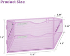 Marbrasse Wall File Holder 2-Tier Hanging Wall File Organizer, Mesh Mail Holder - Image 4