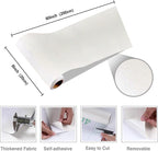 CRE8TIVE Off-White Glitter Wallpaper Border Peel and Stick Wall Border Glitter - Image 8