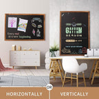 Magnetic Chalkboard Black Board 46 x 32, Extra Large Chalk Board Blackboard - Image 2
