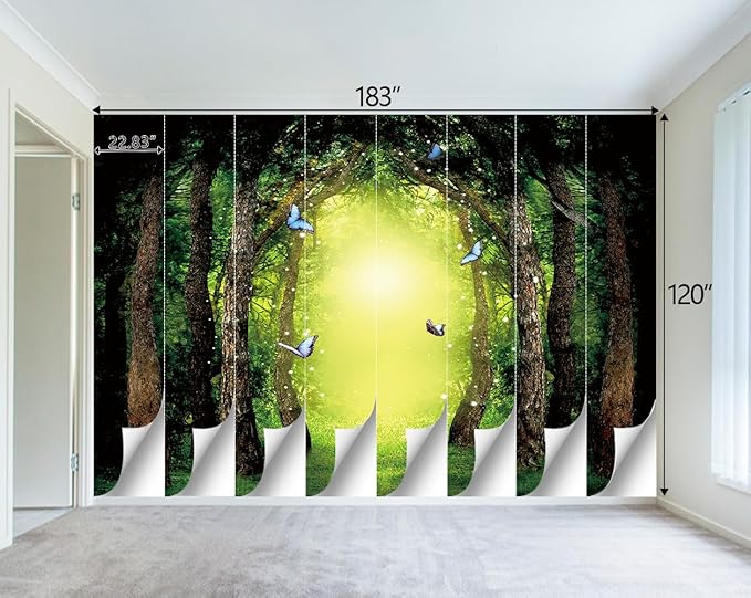 Classy Dream Butterfly Forest Tree Wallpaper - Image 4