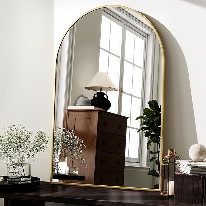 HARRITPURE 20"x30" Arched Bathroom Mirror - Image 2