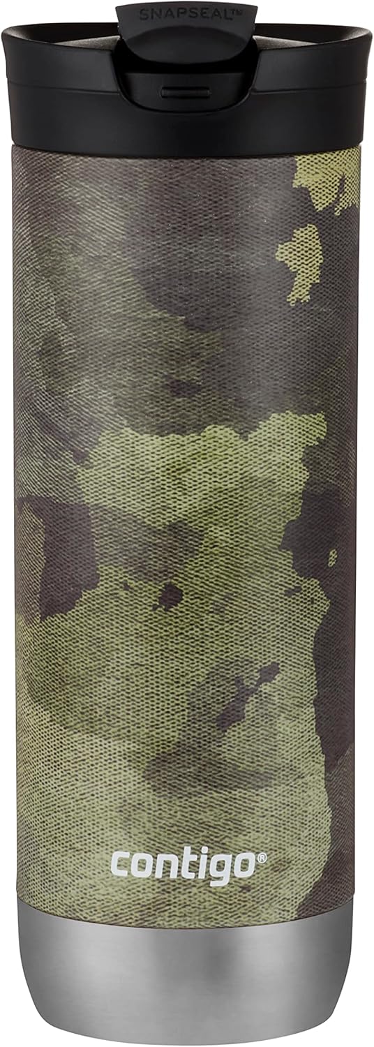 Contigo Huron Stainless Steel Travel Mug with SNAPSEAL Lid 20oz. Camo