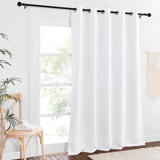 NICETOWN Extra Long Room Darkening Curtain 102 inches Long, Grommet Patio Door - Image 2