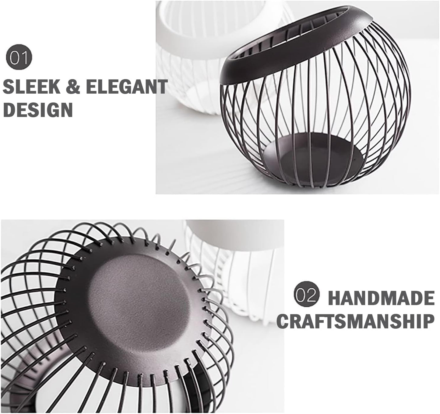 Charmount Coffee Pod Holder - Large Capacity K Cup and Espresso Pod Organizer, Keurig Kcup and Espresso Capsule Storage (Brown)