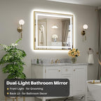 44x36 Inch LED Bathroom Mirror - Image 3