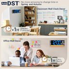 16.5" Large Digital Wall Clock - Image 5