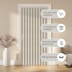 AJAZZ 100% Blackout Magnetic Door Curtain Accordion Doors Interior Accordion - Image 9