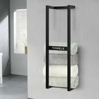 Towel Rack for Rolled Towels, Towel Racks for Bathroom, Wall Mounted 31 inch by Unknown
