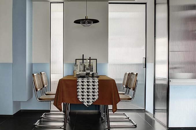 Dimoon 118''x17.7'' Blue Peel and Stick Wallpaper Contact Paper Modern Self - Image 9