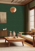 Abyssaly Dark Green Peel and Stick Wallpaper Removable Silk Texture Contact - Image 3