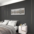 Grey Wallpaper Self Adhesive Peel and Stick Wall Pattern - Image 3