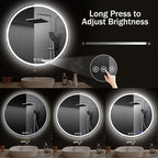 LED Bathroom Mirror 28 Inch Round Bathroom Mirror - Image 7