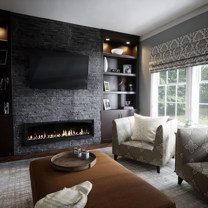 EverStone Acadia Ledge Faux Stone Panel, Graphite Color - Image 13