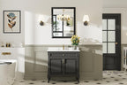 Briivue 28x36 Inch Black Bathroom Mirror - Image 3