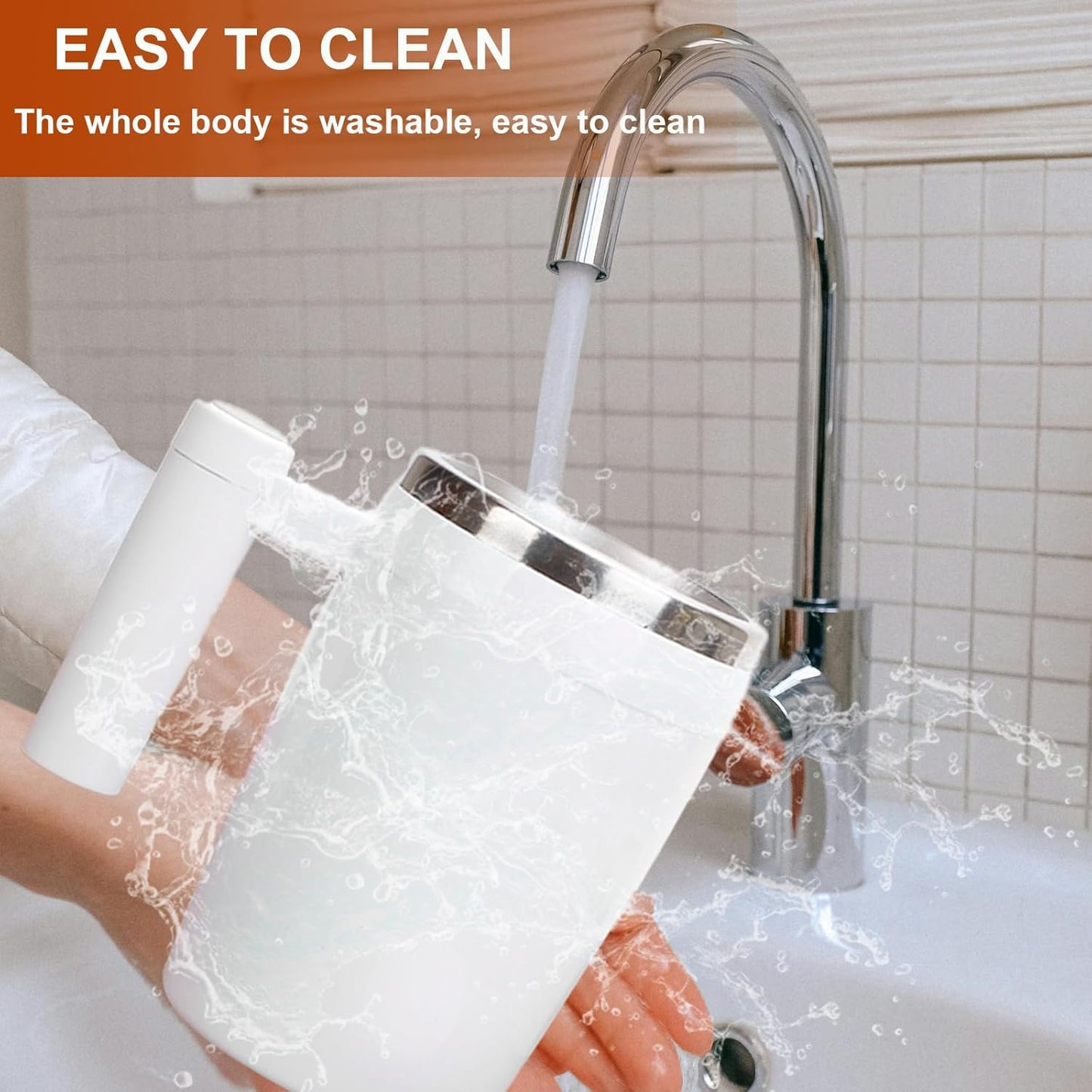 Self Stirring Coffee Mug-Automatic Magnetic Stirring Cup for Easy Mixing | USB Rechargeable with 304 Stainless Steel Interior,Silicone Lid,Ideal for Coffee,Cocoa,Milk