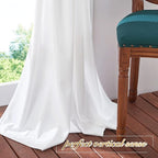 NICETOWN White Velvet Curtains and Drapes 102 inches Long, Extra Long Elegant - Image 7