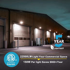 Lightdot 1Pack 150W LED Wall Pack Lights, 100-277v Dusk to Dawn - Image 2