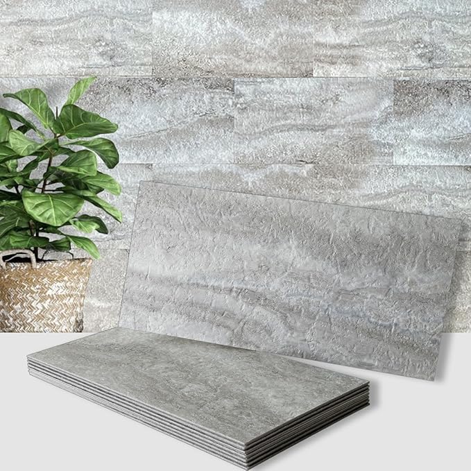 AULIGET 20-Piece Peel and Stick Backsplash Wall Tiles, Laundry Room by AULIGET