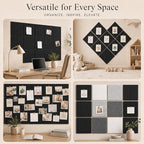 Large Cork Boards for Walls – 48 x 36 Self Adhesive Felt Wall Tiles - Image 6