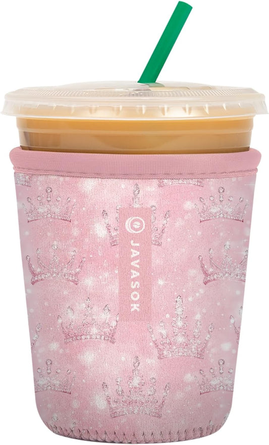 Sok It JavaSok Iced Coffee & Cold Soda Insulated Neoprene Cup Sleeve (Wand of a Kind, Small: 16-20oz)