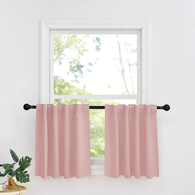 RYB HOME Kitchen Window Curtains Over Sink by RYBHOME