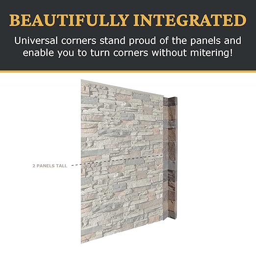 AZ Faux High-Density Polyurethane Faux Stone Flush Inside Corner - Image 7