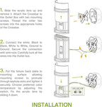 ASD LED Indoor Wall Mount Light Fixture - Image 7