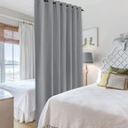 RYB HOME Portable Room Divider Curtains Energy Saving Noise Reducing Drapes - Image 4
