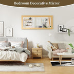 Syndra Modern Full Length Mirror Wood Frame, 56x20'' Large Floor Mirror - Image 8