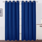 LEMOMO Blackout Curtains 66 x 84 inch/Royal Blue Curtains Set of 2 by Lemomo