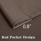 IGEMAEVE Blackout Curtains 84 Inch Length 2 Panels Set, Rod Pocket Energy - Image 3