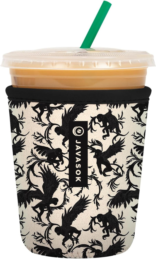 Sok It JavaSok Iced Coffee & Cold Soda Insulated Neoprene Cup Sleeve (Monkey Business, Small: 16-20oz)