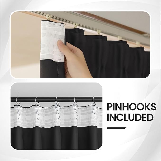 Room Divider Curtains for Ceiling Track System or Rod - Image 3