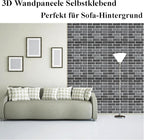 3D Wall Panels Peel and Stick, 3D Brick Wallpaper Peel and Stick, 10 Pack - Image 6