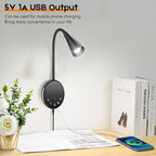 SANKEDOU LED Wall Mount Reading Light, Bedside Reading Lights - Image 3